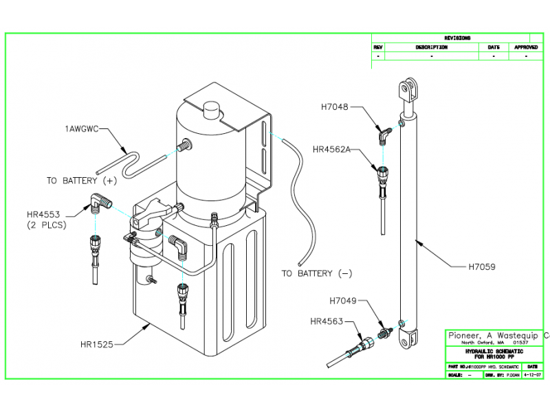 HYD HR1000PP Diagram